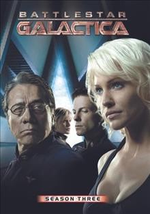 Battlestar Galactica. Season three [videorecording] / Universal Studios ; R&D TV ; Sky TV ; USA Cable Entertainment ; writers, Ronald D. Moore ... [et al.] ; directors, Michael Rymer ... [et al.] ; produced by Harvey Frand ... [et al.] 